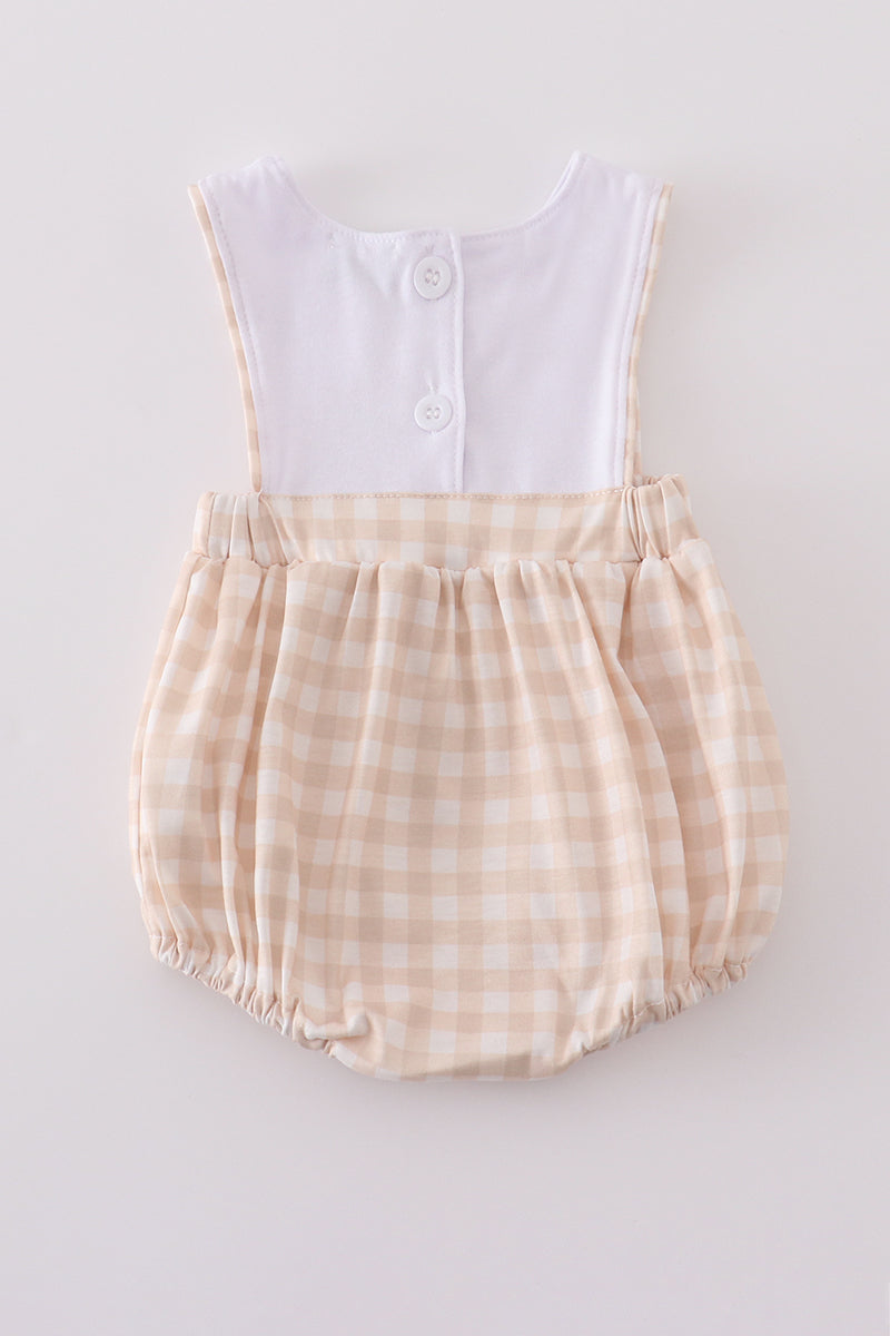 Boys Cross Embroidered Bubble
