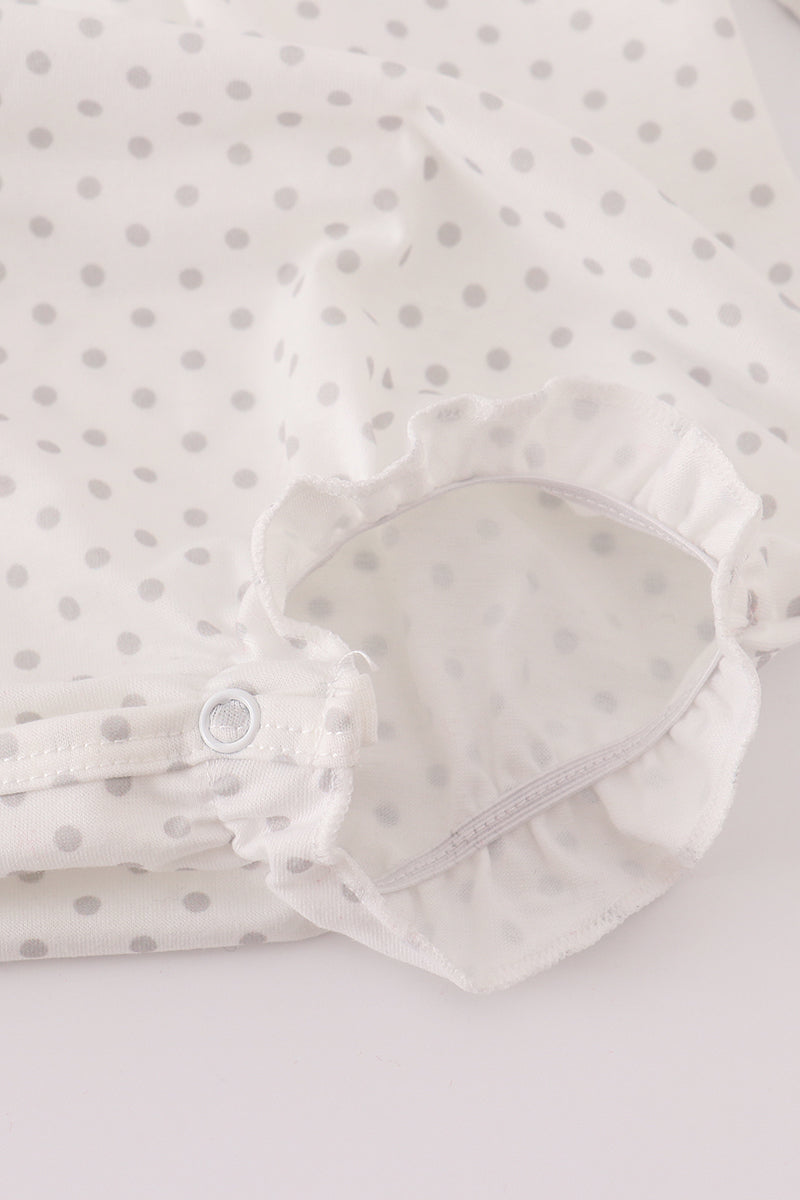 Girls Alabama Elephant Polka Dot Bubble
