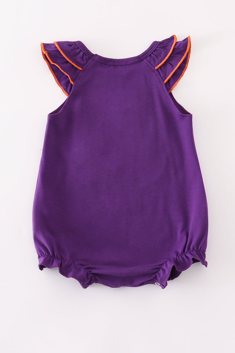 Girls I Love Clemson Appliqué Ruffle Bubble