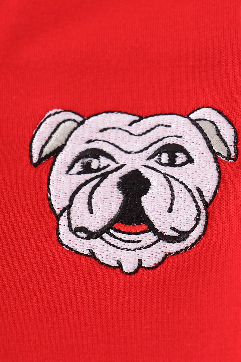 Boys Georgia Bulldogs Embroidered Top
