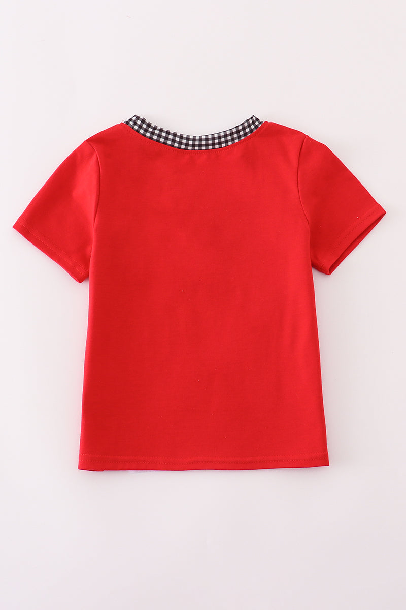 Boys Georgia Bulldogs Embroidered Top