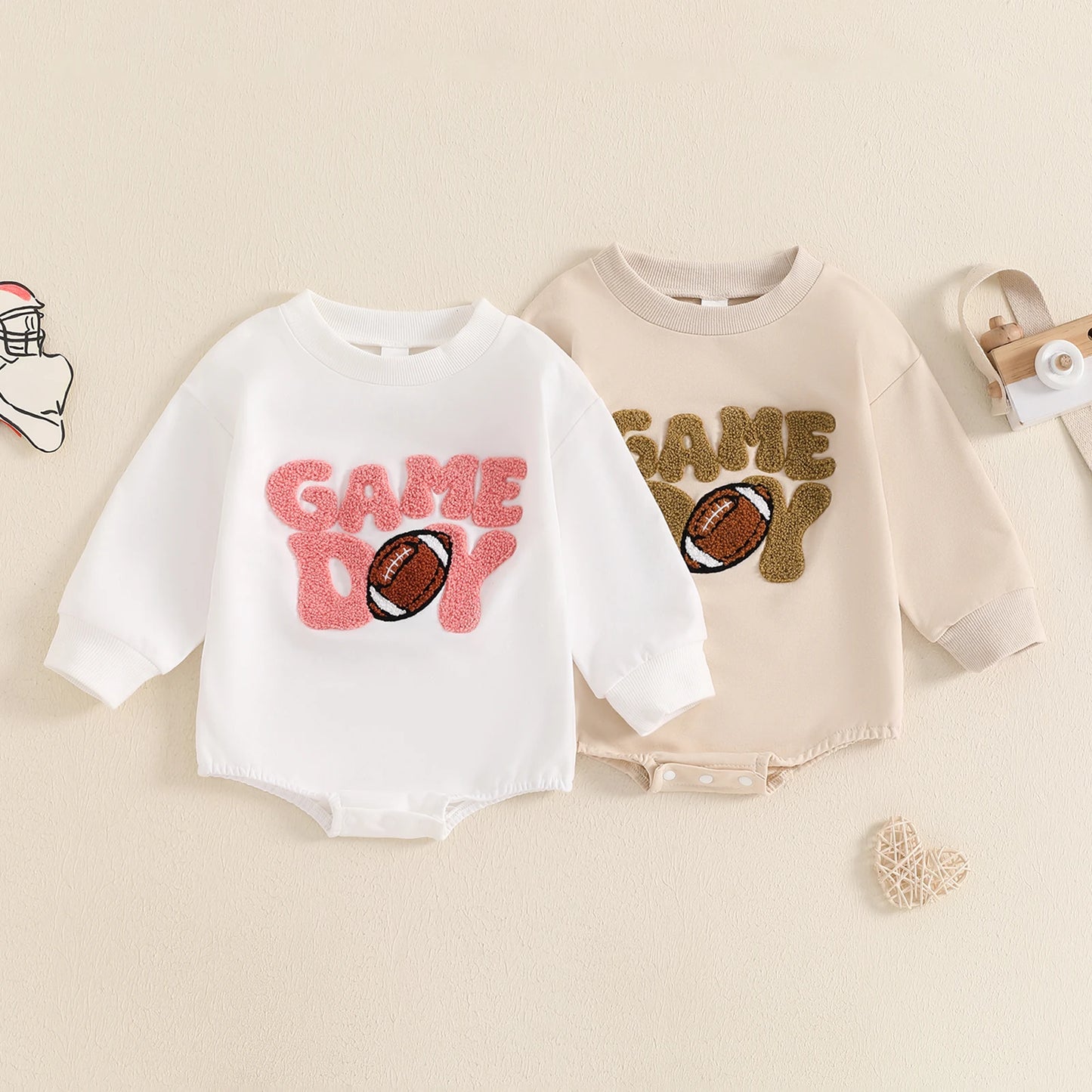 Embroidered Game Day Football Bubble, Unisex
