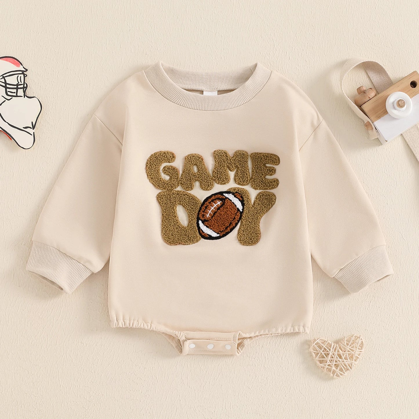Embroidered Game Day Football Bubble, Unisex