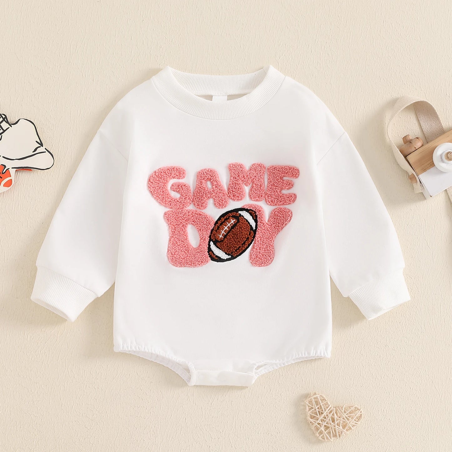 Embroidered Game Day Football Bubble, Unisex