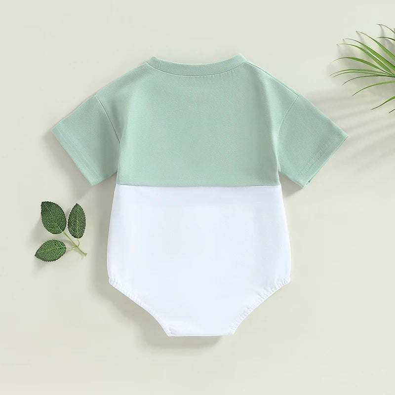 Boys Contrast Color Pocket Bubble